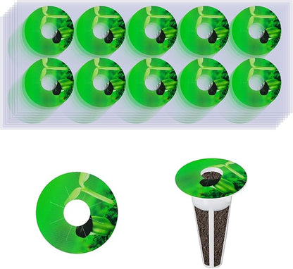 120pcs Plant Grow Stickers, Grow Baskets Labels Hydroponic Plant Label for Seedlings Garden Pods Plant Labels for Labeling Plants and Understanding Plant Growth