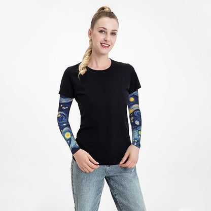 Arm Sleeves Outdoor Garden Sports Cooling Sun Sleeve for Women Men Farm