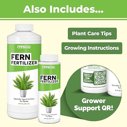 Fern Fertilizer for All Ferns and Mosses, Liquid Plant Food 1 Gallon (128oz)
