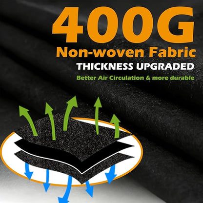 Fabric Raised Garden Bed, Grow Bags to Vegetable Herbs Flowers, 57 Gallon Fabric Plant Pots Indoor Outdoor, 4x2x1ft