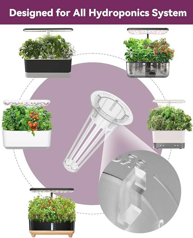Salad Seed Pod Kits for AeroGarden, 8-Pods iDOO Hydroponics Growing System Herb Garden, Including American Fast Lettuce, Buttercrunch Lettuce, Red Cherry Tomato, 400+ Seeds