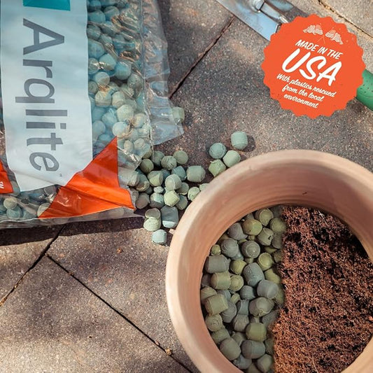 Arqlite Smart Gravel | Eco-Friendly Plant Drainage for Healthy Roots | Pots & Raised Garden Beds | Yard and Pot Decoration | Lightweight & Clean (1-Gal Regular Size)