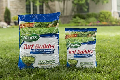 Scotts Turf Builder Halts Crabgrass Preventer with Lawn Food - Pre-Emergent Weed Killer, Lawn Fertilizer, 15,000 sq. ft., 40.05 lbs. (2-Pack)