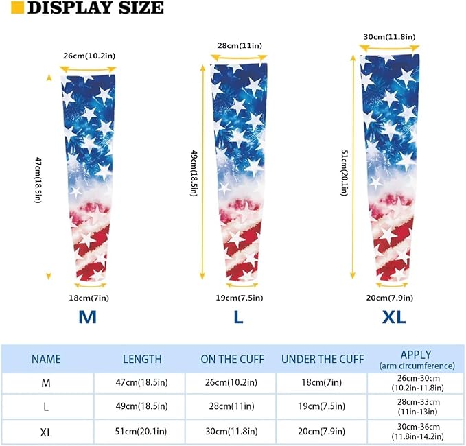 Binienty Unisex Arm Sleeves for Driving, Golf, Cycling, Sports, UV Protector Cooling Arm Sleeves Cover