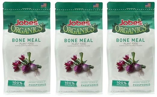 Jobe's Organics Bone Meal Fertilizer, 4 lb (Thrее Рack)