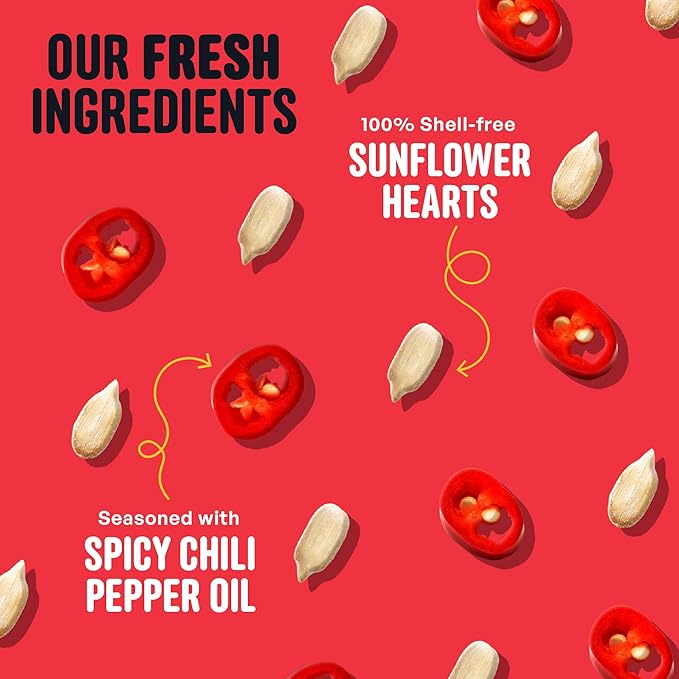 Hearts on Fire Hot Bird Seed – 10 lb. 100% Hulled Sunflower Hearts with Chili Pepper Oil – No Waste Bird Seed for Outside Feeders