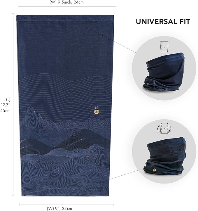 Performance neck gaiter - UPF50+ Ultra Soft & Breathable all season sport mask for Men and Women