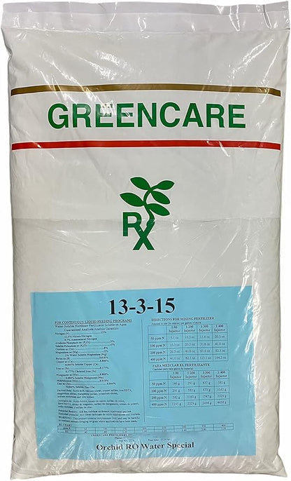 MSU Orchid Fertilizer 13-3-15 Reverse Osmosis, Rain, Tap (City) Water Formula 2 Pounds