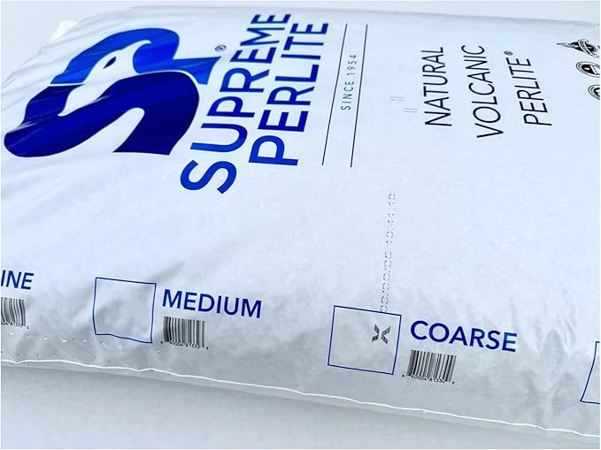 Supreme Perlite 2 Pack Coarse Horticultural Perlite for Potting Soil, Seed Starting, Propagation, Organic Gardening & Soil Aeration, 4 Cu Ft Bag