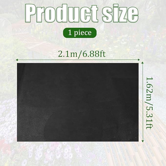Planter Liner Fabric Planter Basket Liner for Large Veg Trough Alternatives Coconut Basket Easy to Cut for Planter Hanging Flower and Window Box (63x83 Inch)