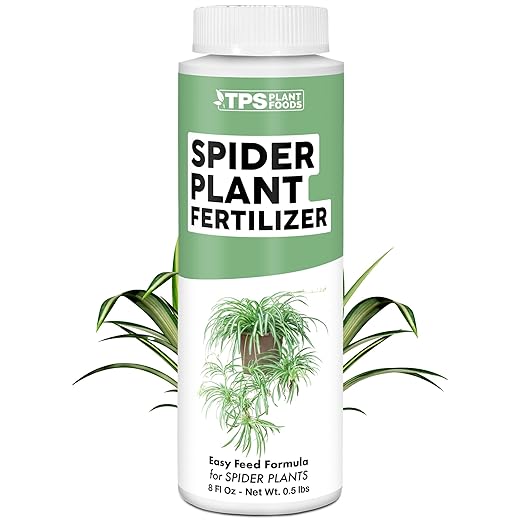 Spider Plant Fertilizer for Spider Plants, Great for Curly, Striped, and Solid Green Varieties, Liquid Fertilizer by TPS Plant Foods, 8oz (250ml)