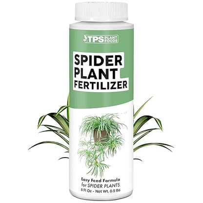 Spider Plant Fertilizer for Spider Plants, Great for Curly, Striped, and Solid Green Varieties, Liquid Fertilizer by TPS Plant Foods, 8oz (250ml)