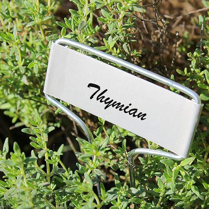 30PCS Metal Plant Labels, Tags, and Markers - Copper Garden Labels, Reusable Weatherproof Rainproof Plant Markers - 4 Inch & 6 Inch