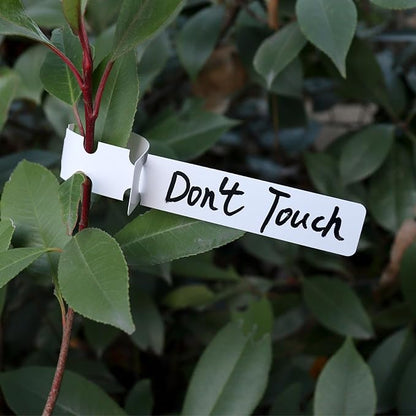 200 Pcs Plant Labels Tags, Plastic Plant Labels, Plastic Markers Tree Tags for Outdoor, Waterproof Warp Around Hanging Name Tags for Nursery Garden (6 Colors)