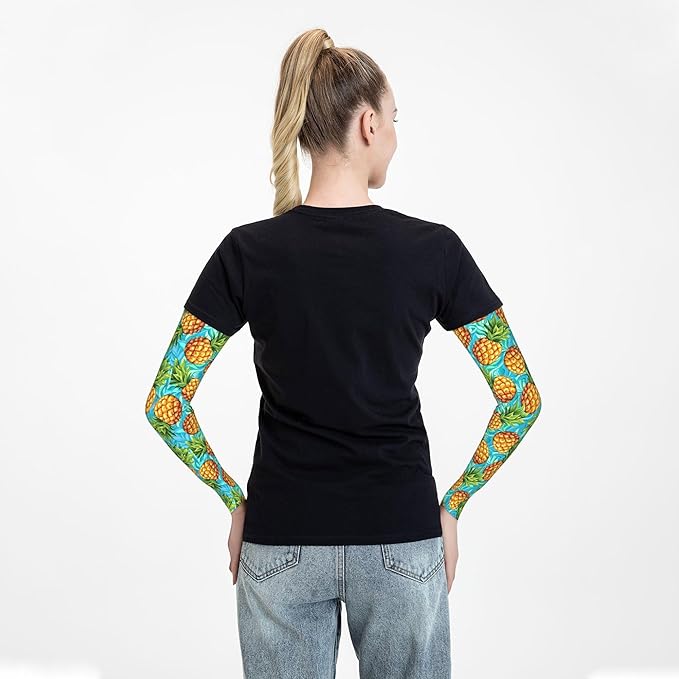 Arm Sleeves Outdoor Garden Sports Cooling Sun Sleeve for Women Men Farm