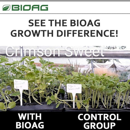 BioAg TM7 Organic Humic Acid Soil Conditioner Plus Essential Micronutrients, Dry Amendment for All Plants, S B Co Cu Fe Mn Mo Zn (100 Grams)