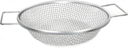 Round Soil Sifter, 1/4 inch Mesh, Stainless Steel Garden Sieve with Handles for 5-Gallon Bucket