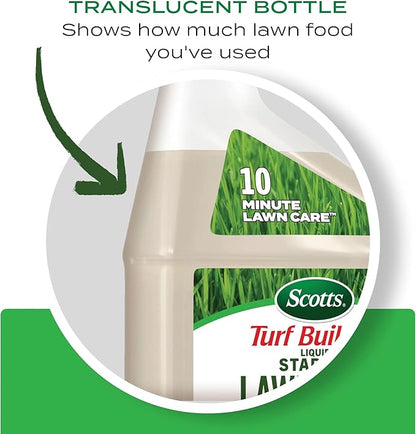 Scotts Turf Builder Liquid Starter Lawn Food, Lawn Fertilizer for New Grass, 7-12-15, 32 fl. oz.