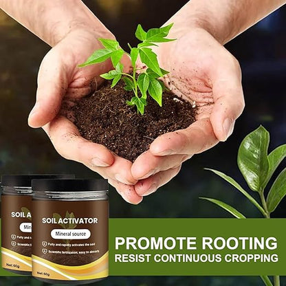 Soil Activated, 2025 Organic Soil Activator & Plant Fertilizer for Raised Garden Beds, Dirt Health Booster, Liquid Fertilizer for Indoor & Outdoor Plants for Raised Garden Beds, Potting Mix (4PC)