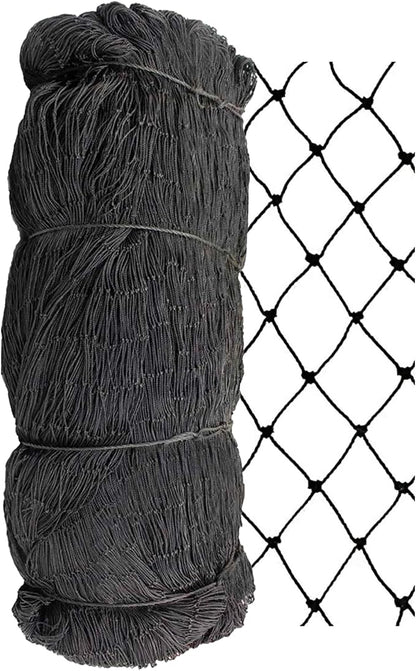 Stromberg’s 2” Mesh Heavy Duty Knotted Aviary Netting, UV Resistant Polyethylene Fiber for Game Birds, Pheasants & Poultry, 85 Lbs Break Strength Durable Against Weather and Predators, Size 25' x 100'