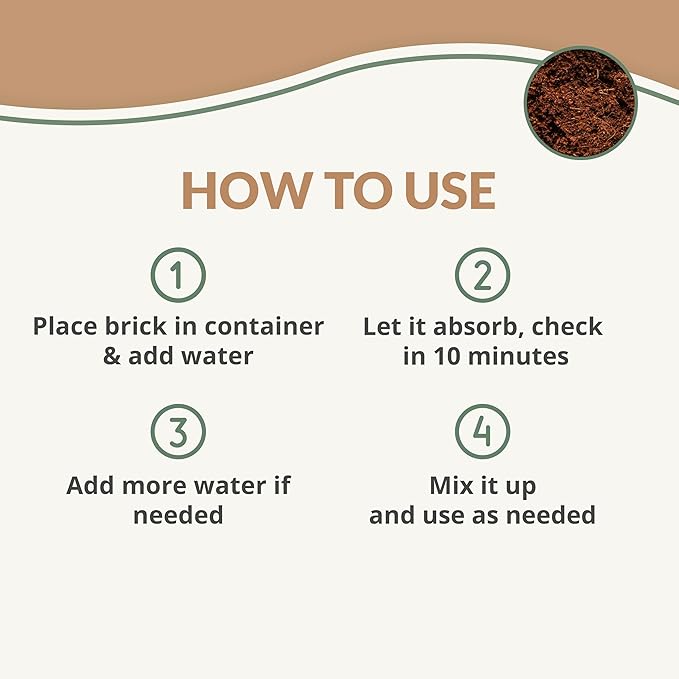 Coco Bliss (10lb Block) + Vermiculite Bliss (24 Qts) - Organic Coco Coir & Vermiculite for Plants - Compressed Coco Coir Brick with Low EC & pH Balance - OMRI-Listed Coco Coir for Plants & Gardening