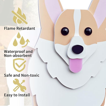 Corgi Dog Planter, Cute Animal Shape Flower Planters, Plant Pots for Indoor/Outdoor Garden Decor, Unique Gifts/Souvenirs for Pet Lovers