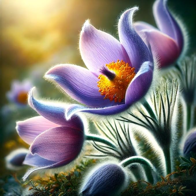 Seeds Eastern Pasqueflower 30 Seeds for Planting Prairie Crocus Perennial Plant