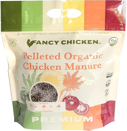 Premium Manure – 5lb Pelleted Organic Chicken Manure Fertilizer with Natural Performance Enhancers | All-Natural Plant Food Ideal for Vegetables Gardening & Farming USDA