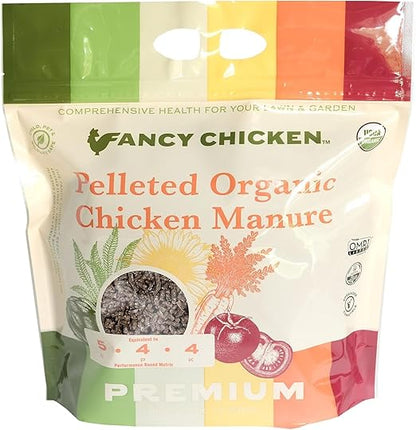 Premium Manure – 5lb Pelleted Organic Chicken Manure Fertilizer with Natural Performance Enhancers | All-Natural Plant Food Ideal for Vegetables Gardening & Farming USDA
