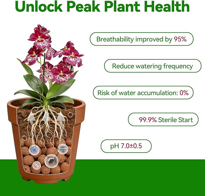 Zeedix 3QT Leca Clay Pebbles for Plants, 4mm-16mm Clay Balls Hydroton Leca Balls for Hydroponic Growing Gardening Orchids Drainage Decoration Aquaponics