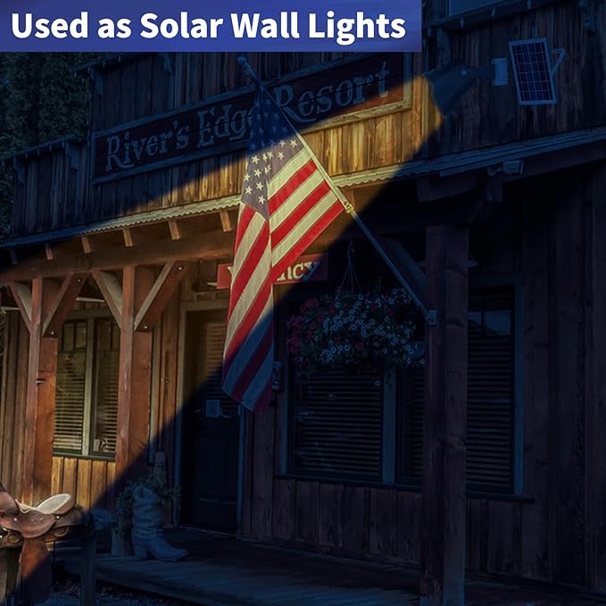 Ofuray Solar Flag Pole Light Outdoor,Dimmable Brightest Flag Pole Light Solar Powered, American Flag Coverage Led Solar Flag Pole Lights Outdoor Dusk to Dawn fit 1.5''-4'' Flagpole for House