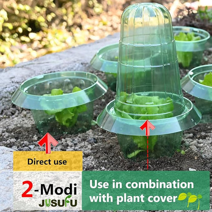10 Pack Slug Collars for Plants,Medium-Sized Snail Protection Ring, Provides Effective Protection Against Snails for Your Salad Plants and Others Plants.
