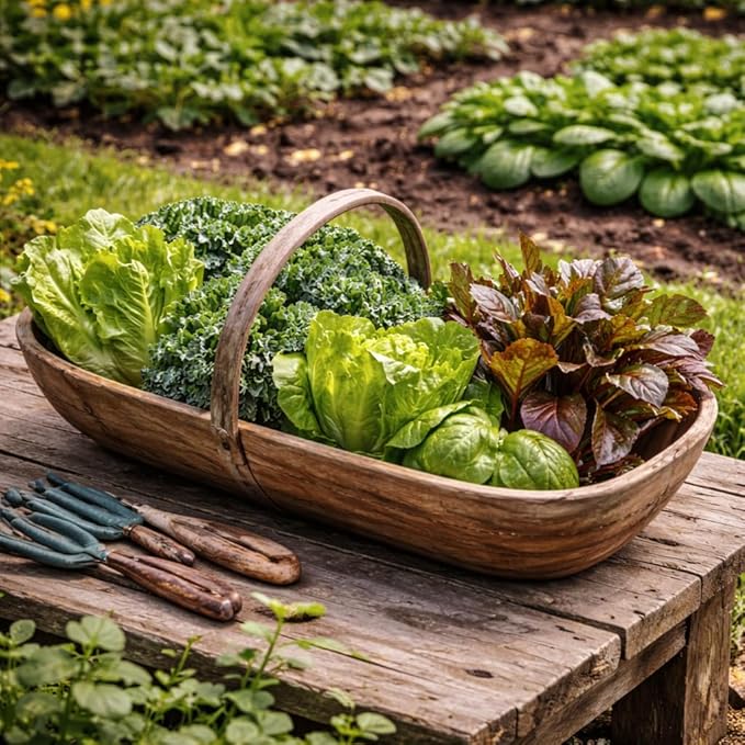 Greens Seeds Collection, 2500+ Seeds, 9 Heirloom Varieties, Arugula, Beet, Upland Cress, Vates Collard, Red Russian Kale, Crisphead Lettuce, Parris Island Lettuce, Tatsoi Mustard, Viroflay Spinach