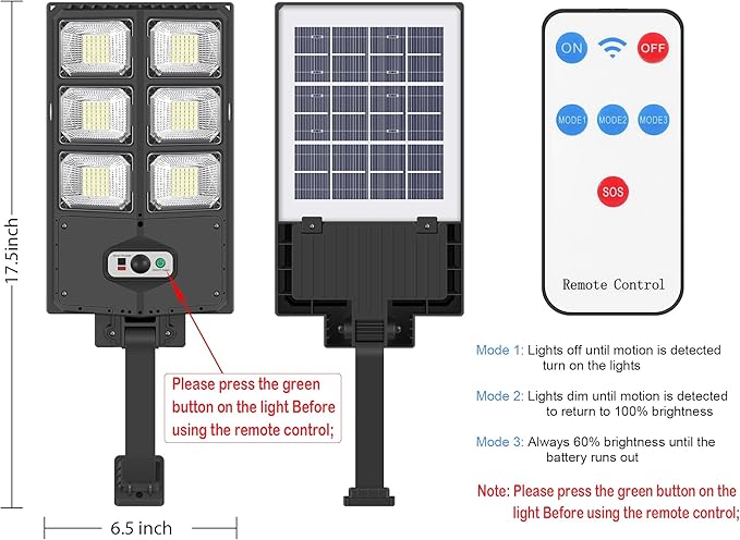 150W Solar Lights Outdoor Waterproof, 8000LM LED Solar Flood Lights Outdoor Motion Sensor with Remote, 3 Modes Solar Lights for Outside Yard, Garden, Path & Parking Lot-2PACK