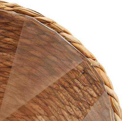 Juvale Seagrass Planter Set with Plastic Lining, 3 Woven Baskets for Plants (3 Sizes)