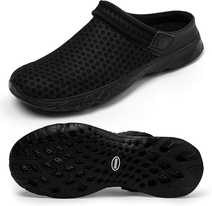 SAGUARO Men's Women's Quick Dry Garden Shoes Lightweight Breathable Gardening Clog Water Shoes Mesh Sandals for Sports Outdoor Beach Pool Exercise