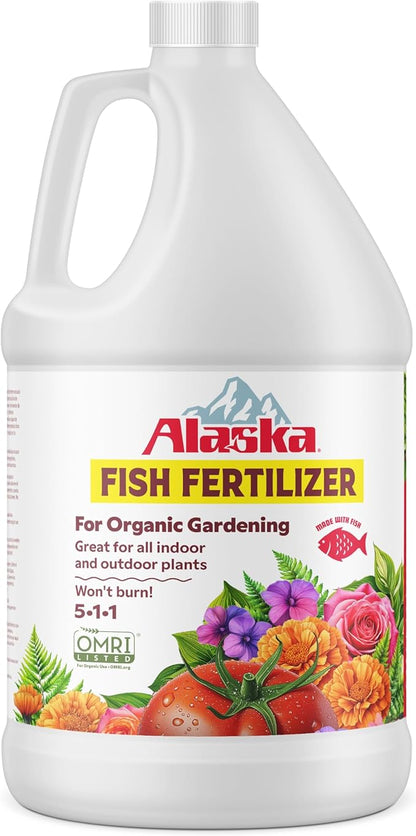 Alaska Fish Fertilizer OMRI Listed 5-1-1, 115 oz