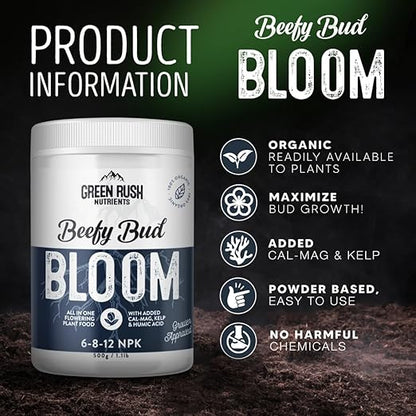 Organic Veg to Harvest Double Pack – Indoor & Outdoor Fertilizer for Leafy Greens, Vegetables, Herbs & More – Grow & Bloom Combo (500g - 4 Plants)