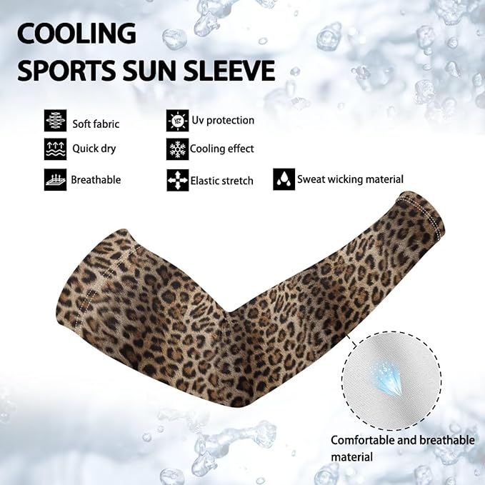 Binienty Unisex Arm Sleeves for Driving, Golf, Cycling, Sports, UV Protector Cooling Arm Sleeves Cover