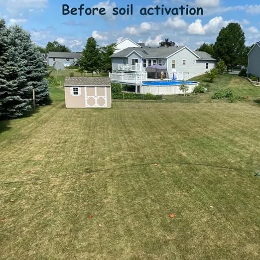 Viresta Soil Revitalizer - Viresta S-Oil Activator for Plants, Lawn & Garden Soil Conditioner - Plant Food Enhancer, Concentrated Humic Acid Formula - Promotes Root Growth & Nutrient Uptake (1Pcs)