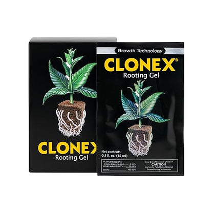 Clonex Rooting Gel - High-Performance Rooting Compound for Plant Cuttings, Contains IBA, Promotes Root Initiation & Development - 15ml