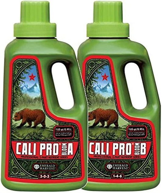 Emerald Harvest Cali Pro Bloom A+B Fertilizer Combo, 0.95 L