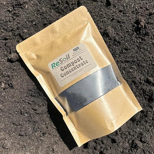 ReSoil Compost Concentrate – Organic Soil Booster & Natural Fertilizer Alternative, Loaded with Beneficial Microbes (24 oz)