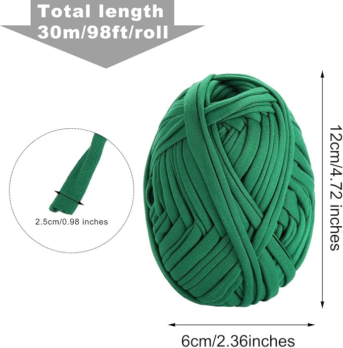 BBTO Green 30 Meter/ 98 Feet Garden Twine Soft Plant Tie Garden String Tree Tie Stretchy Gardening Tape Plant Support for Home Tying Climbing Plants Veggies Flower Supplies Craft(2 Rolls)