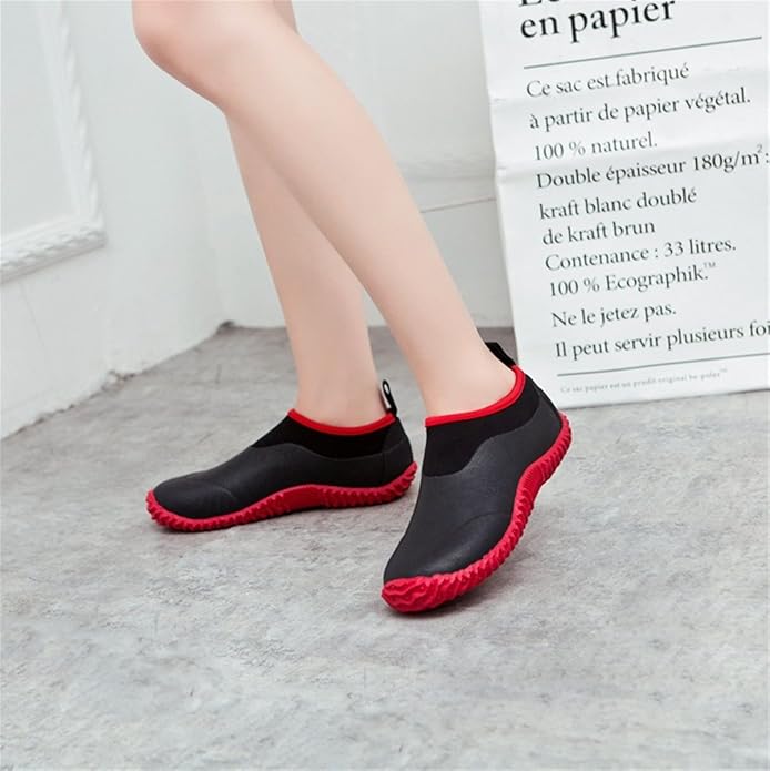 TENGTA Unisex Waterproof Garden Shoes Womens Rain Boots Mens Car Wash Footwear