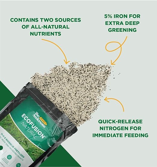 The Andersons Professional Ecofusion™ Natural 11-0-5 Biosolid Fertilizer with Iron and Micronutrients 18 lb. Bag - Covers up to 5,000 sqft.