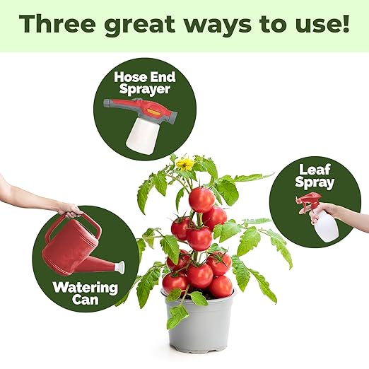 5-10-10 Fertilizer for Plants, Great for Root Vegetables, Tomatoes, and Flowers, Plant Fertilizer by TPS Plant Foods, 8oz (250ml)
