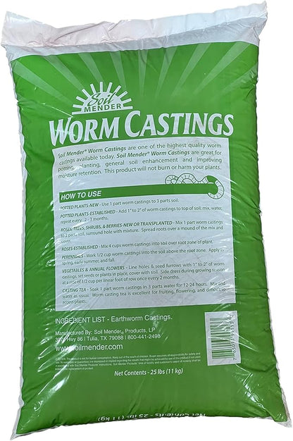 Worm Castings 25 Lbs. Soil Amendment