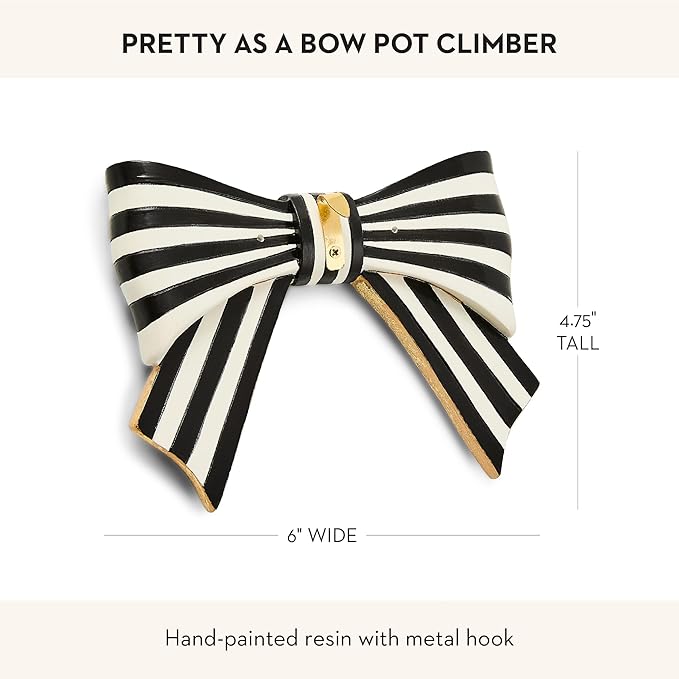 MACKENZIE-CHILDS Pot Climber, Decorative Indoor and Outdoor Planter Hanging Decor, Pretty as a Bow