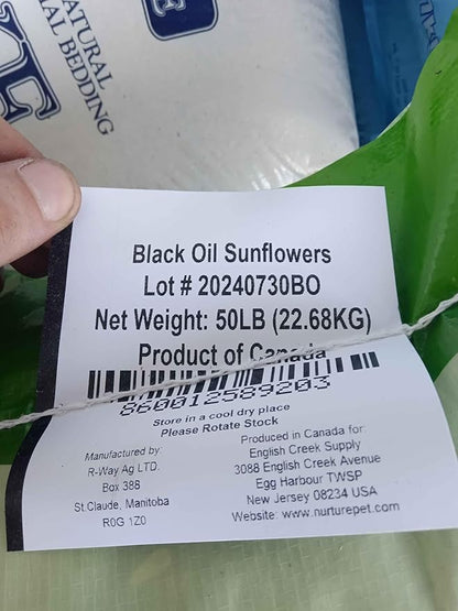 Black Oil Sunflower Seed Wild Bird Food (50 Pound) (Packaging May Vary)